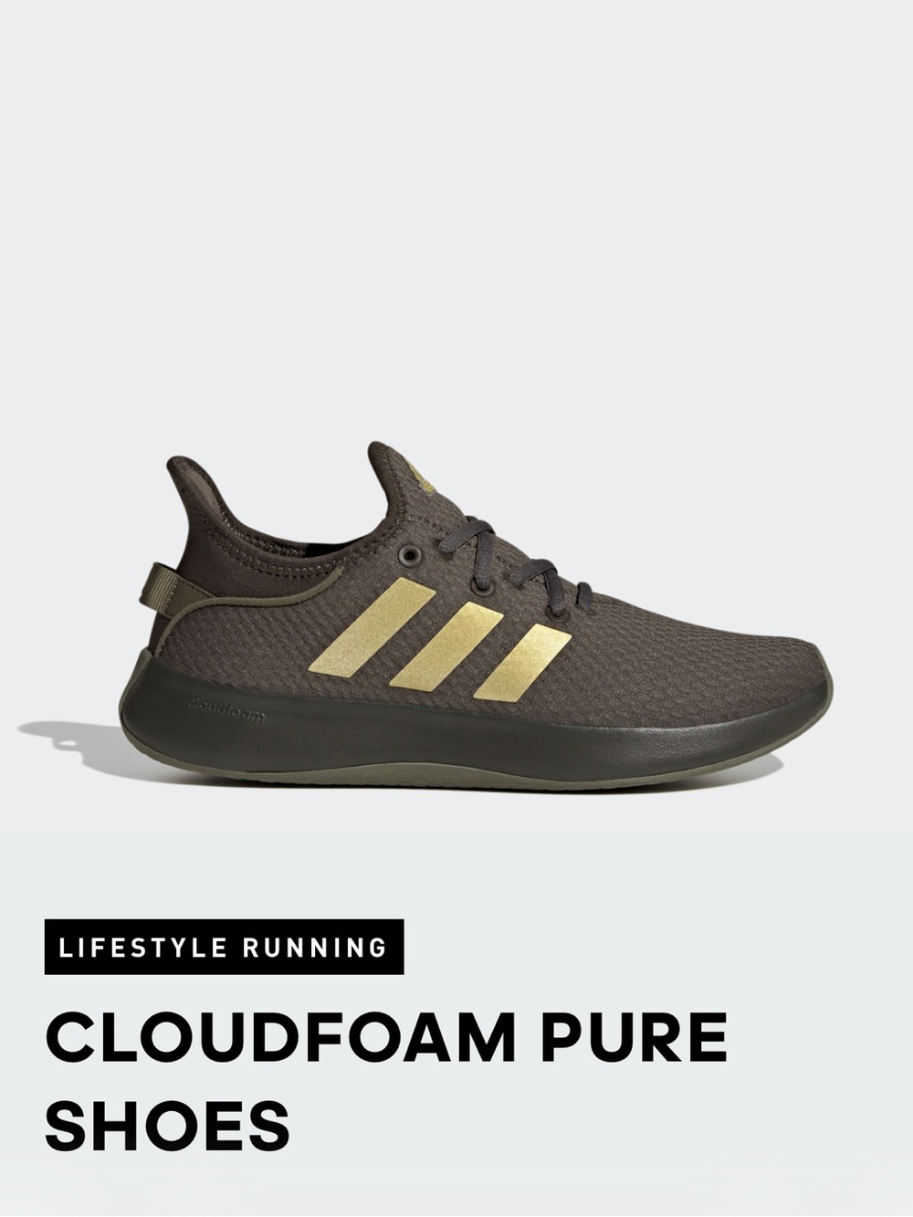 adidas Women’s Green Sneakers with Gold Stripes